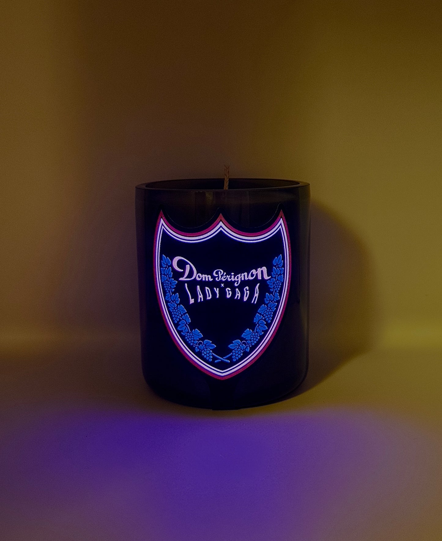 Limitierte Kerze aus Champagnerflasche LED